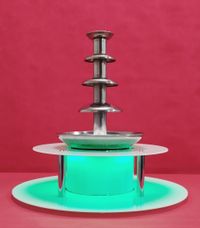 KC ELITTE - Dwupoziomowy podświetlany podest do fontanny czekoladowej, podstawa LED smart