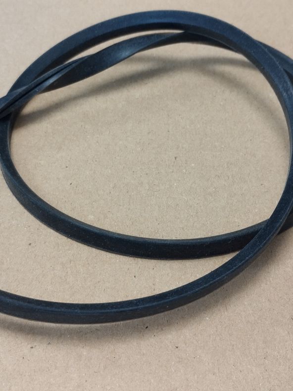 KC ELITTE Długa czarna uszczelka po obwodzie silnika fontanny czekoladowej