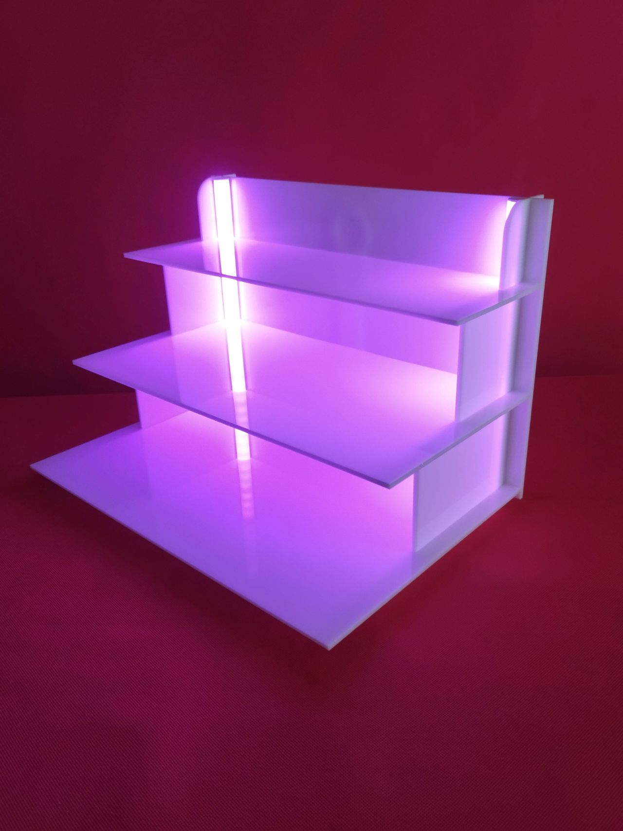 KC ELITTE - trzypoziomowy podświetlany ekspozytor do ciast, deserów, zimnych przekąsek, sushi